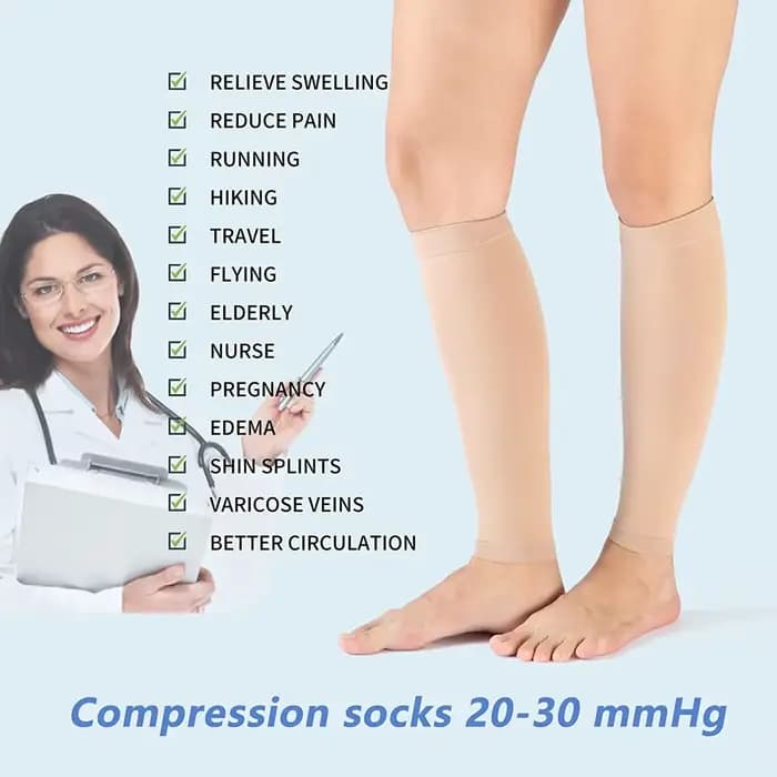 1 paire de manchons de Compression pour mollets pour hommes et femmes