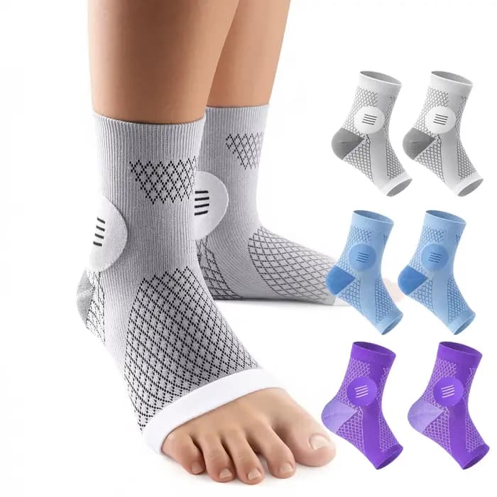 Chaussettes de compression unisexes pour tendinite d'Achille