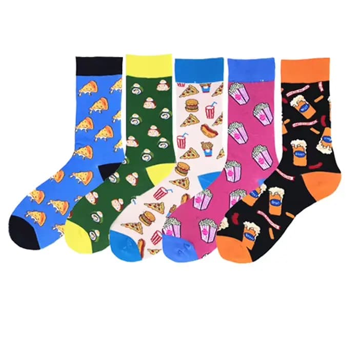 Chaussettes joyeuses amusantes pour hommes
