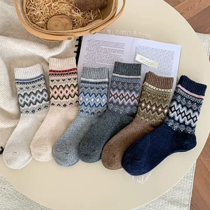 Chaussettes rétro pour femmes