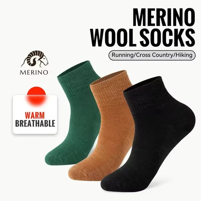 1 paire de chaussettes en laine mérinos