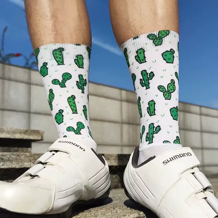 Mcycle-Chaussettes de sport respirantes et durables de haute qualité, pour vélo, randonnée, course à pied, cyclisme aérodynamique
