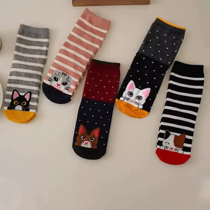 Femmes chaussettes motif Animal coton