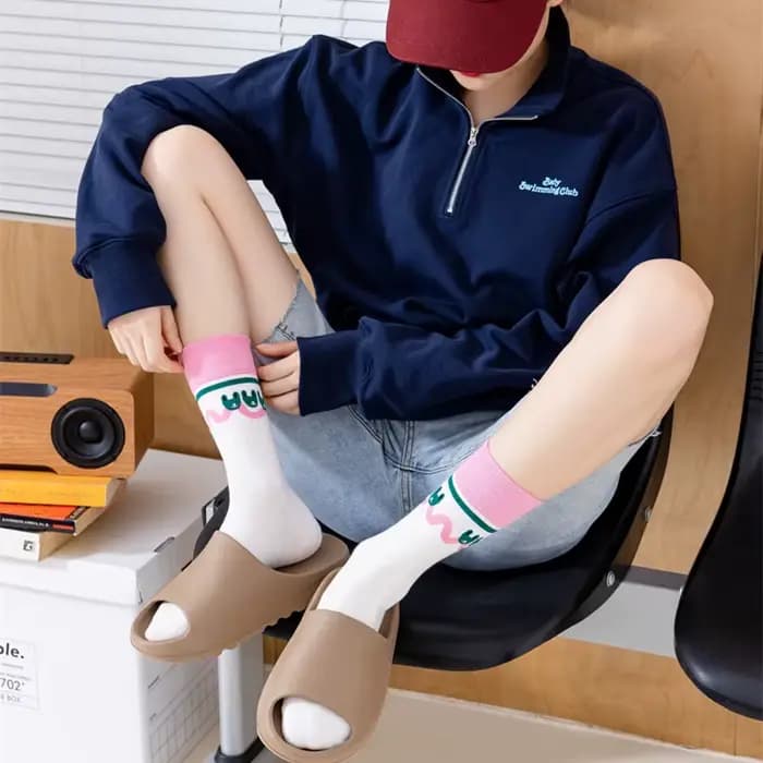 Chaussettes en coton pour hommes et femmes