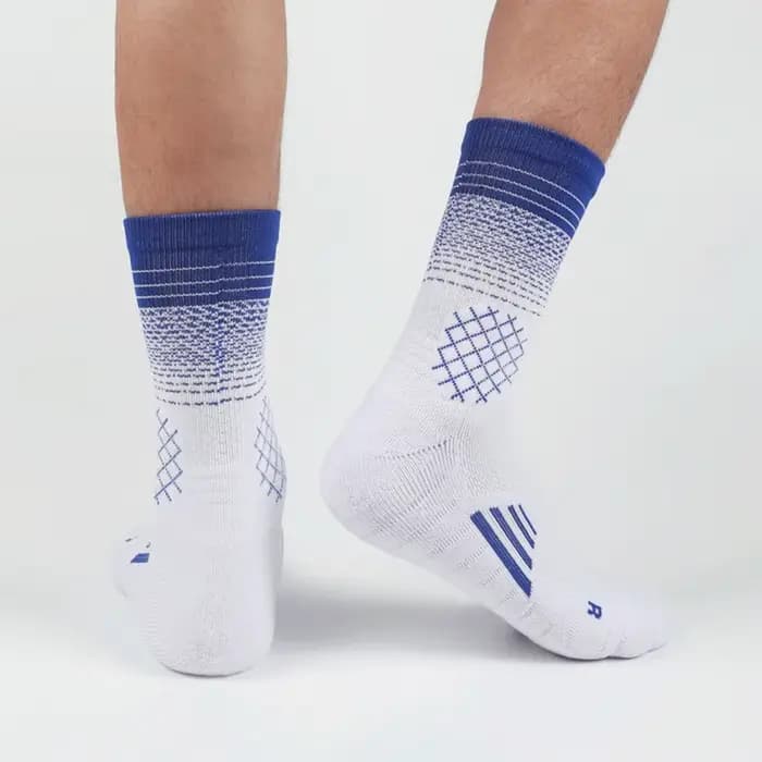 Chaussettes de Sport antidérapantes à séchage rapide, à la mode, pour basket-ball, Football, dégradé de couleur, bas de serviette, bas moyens pour hommes/femmes