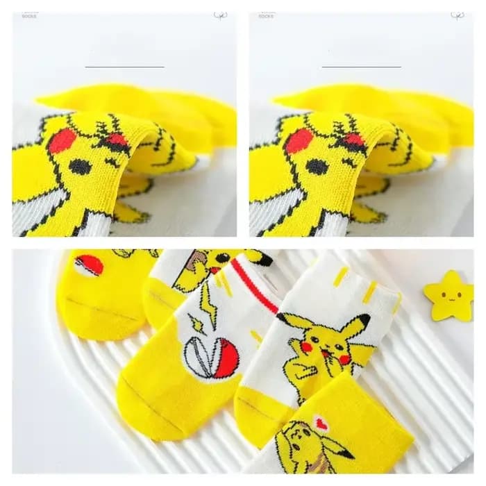 1 paire de chaussettes Pokemon