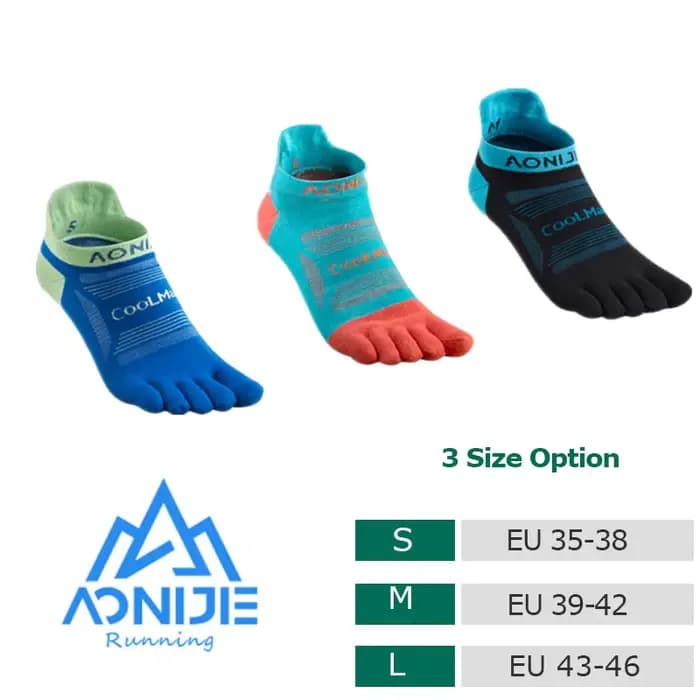 Chaussettes à orteils légères à 5 doigts pour hommes et femmes