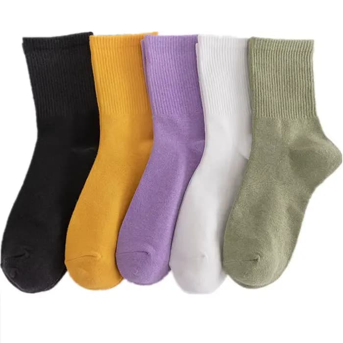 Chaussettes 100 coton pour femmes