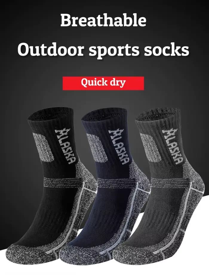 Chaussettes de sport thermiques pour hommes