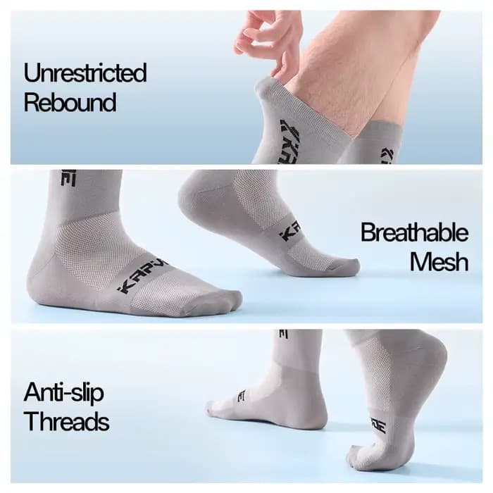 Chaussettes de sport antidérapantes Kapvoe pour cyclisme