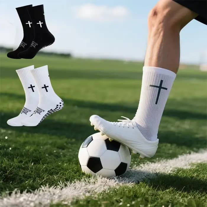 Chaussettes de sport de football à séchage rapide