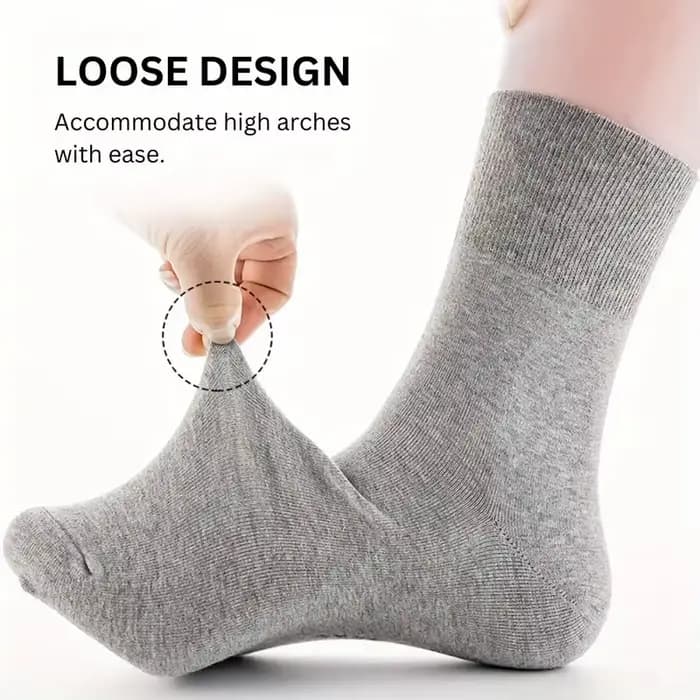 5 paires de chaussettes pour diabétiques pour hommes