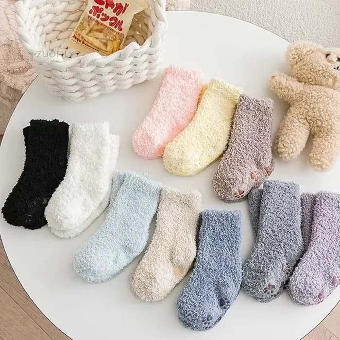 Chaussettes de Noël en coton de dessin animé pour enfants