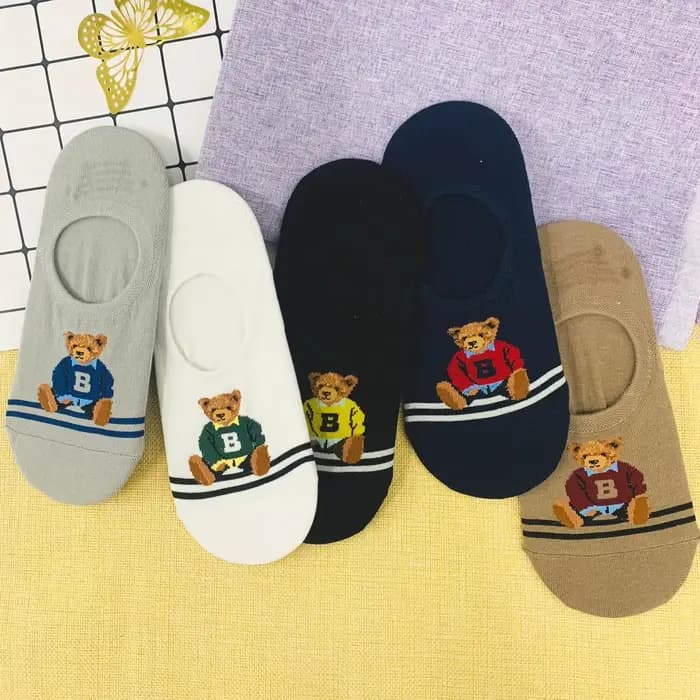 Chaussettes courtes d'été en coton pour femmes