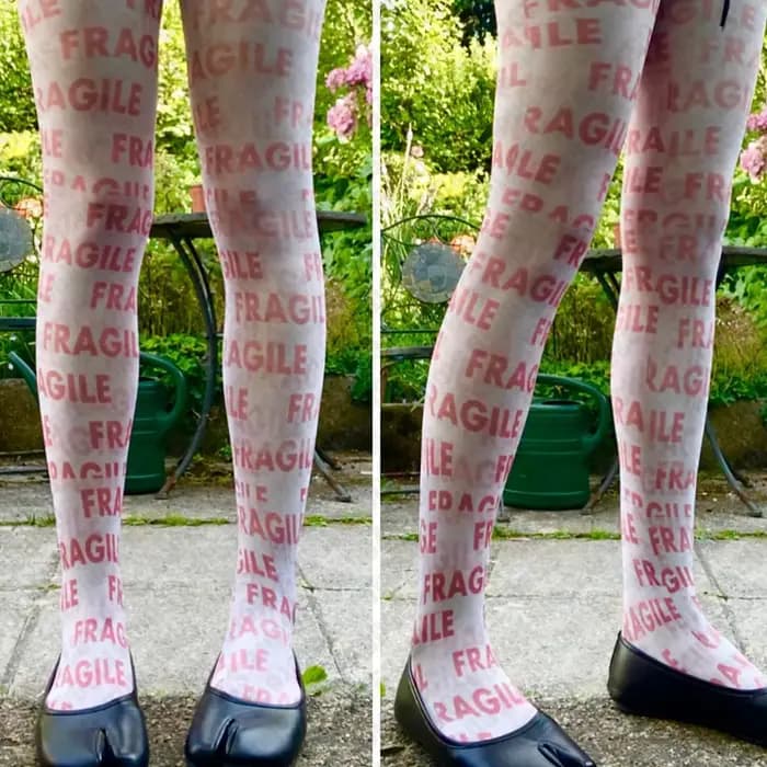 Chaussettes lettres esthétiques Y2k Kawaii Vintage