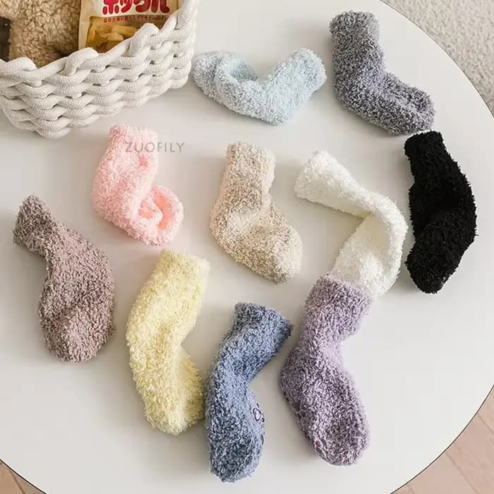 Chaussettes de Noël en coton de dessin animé pour enfants