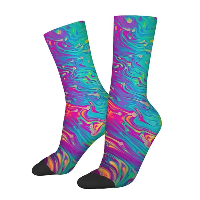 Chaussettes Fluid Art antidérapantes