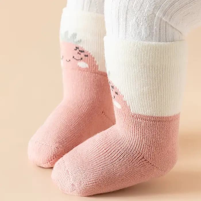 3 paires de chaussettes en peluche pour nouveau-né