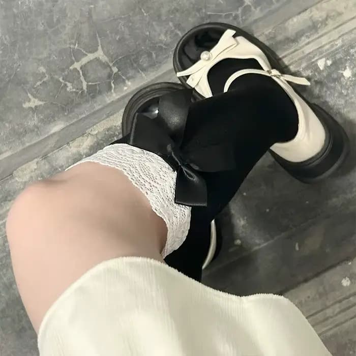Chaussettes pour femmes printemps été dentelle