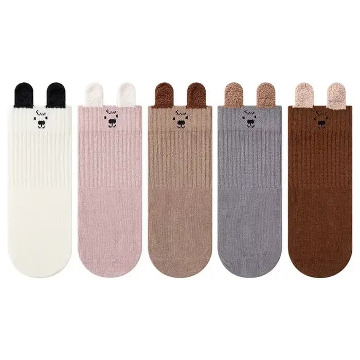 Coton doux bébé enfant en bas âge garçon fille chaussette dessin animé enfants chaussettes courtes automne hiver 0-8