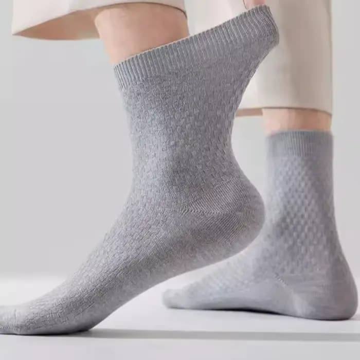 Chaussette de couleur unie en Fiber de bambou