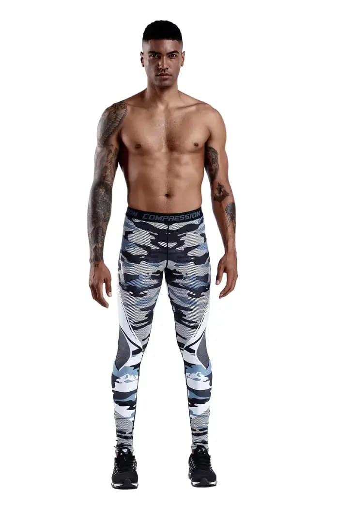 Leggings de Compression collants pour hommes course Sport homme vêtements de Sport entraînement cyclisme Fitness pantalon Jogging entraînement Leggings extrêmes