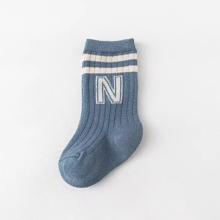 Chaussettes longues en coton pour nouveau-né, accessoires pour enfants, vêtements pour bébés, trucs pour garçons et filles, doux, lettre, mode décontractée
