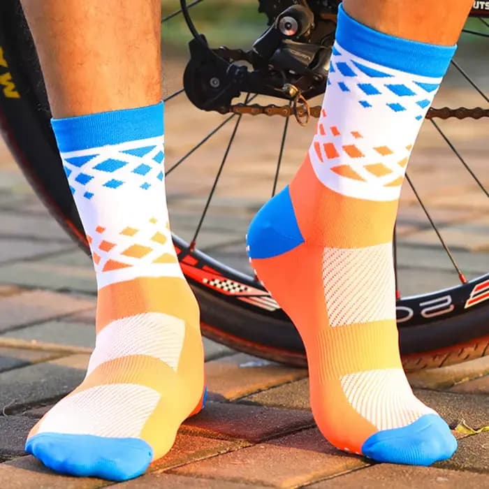 1 PAIRE de chaussettes de sport respirantes de haute qualité pour la course à pied
