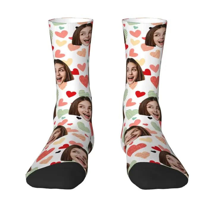 Chaussettes personnalisées avec photo