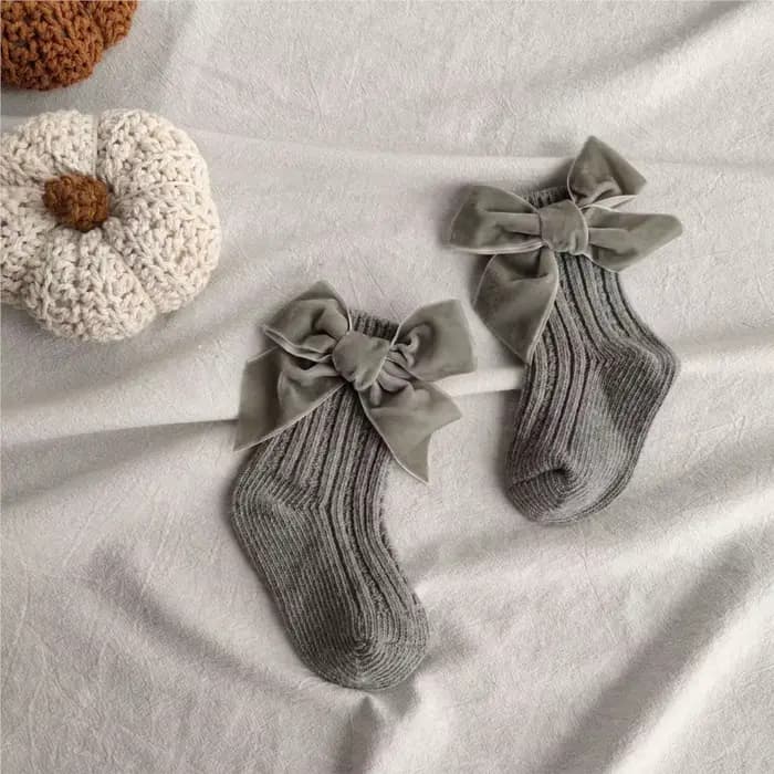 Chaussettes rouges de noël pour bébé