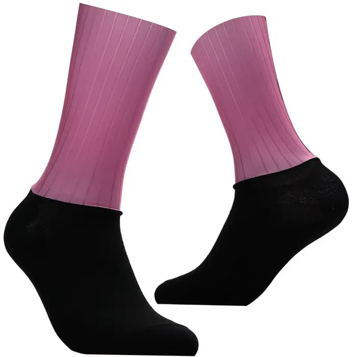 Chaussettes aérodynamiques de l'équipe de vélo