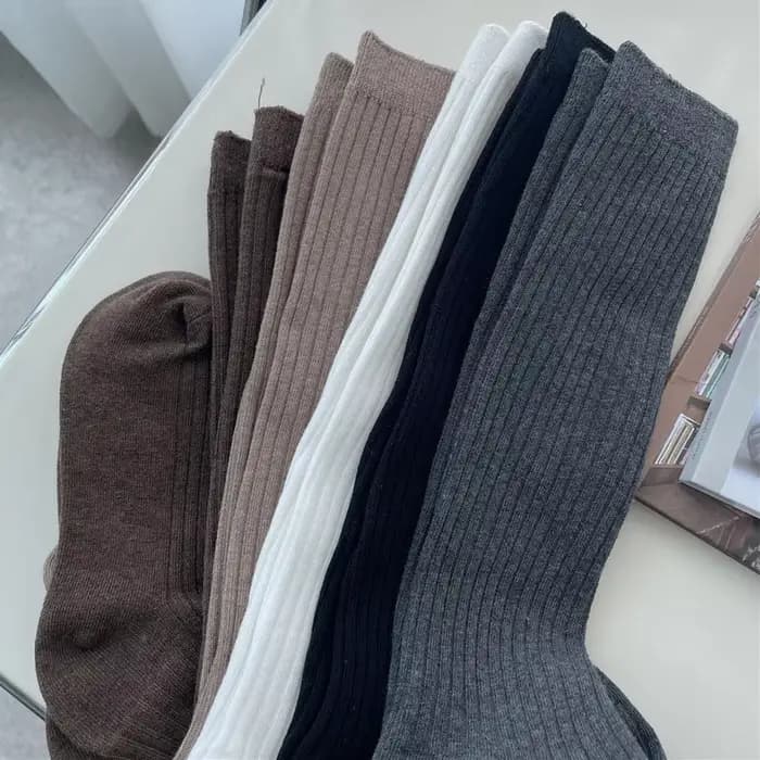 Ogo-Chaussettes longues en coton pour femme