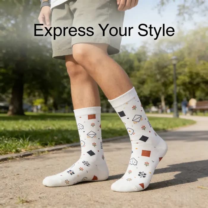 Chaussettes de sport décontractées personnalisables