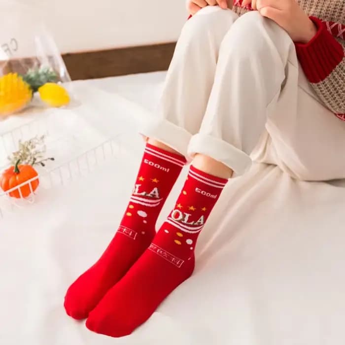 Chaussettes colorées pour femmes