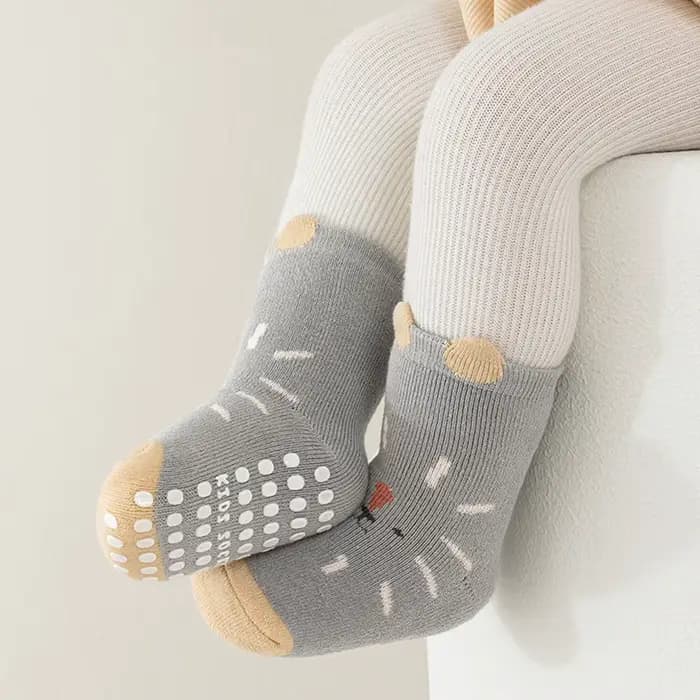 5 paires de chaussettes pour bébé en laine épaisse et rembourrée