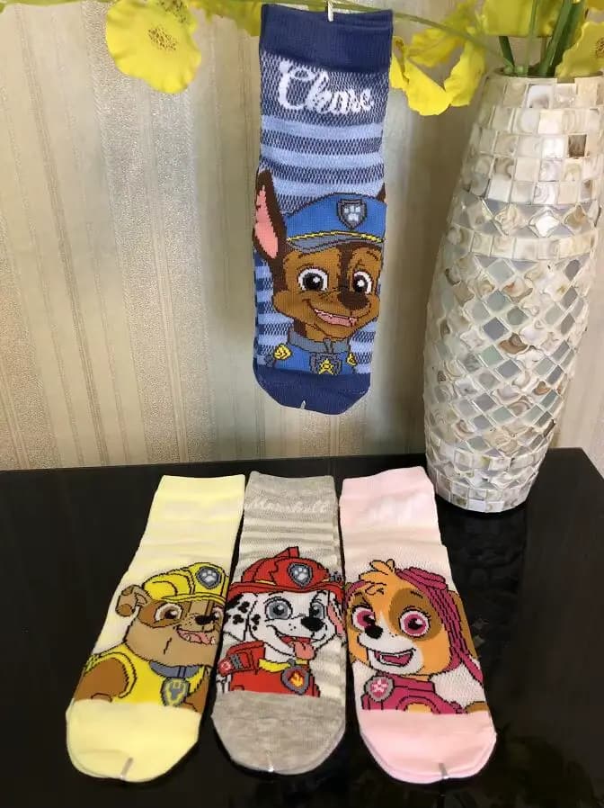 Paw Patrol – chaussettes en coton pour bébé