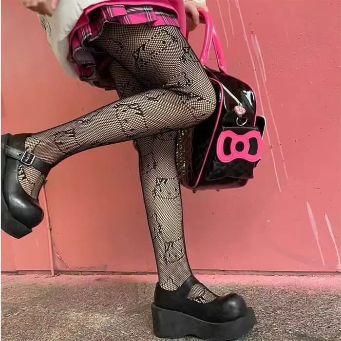 Chaussettes sexy Hello Kitty pour filles