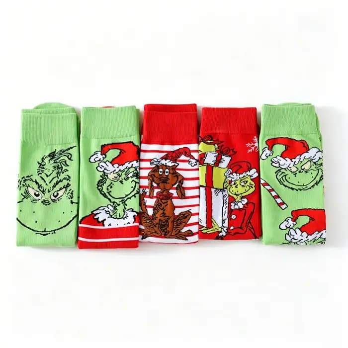 5 paires de chaussettes hautes pour femmes