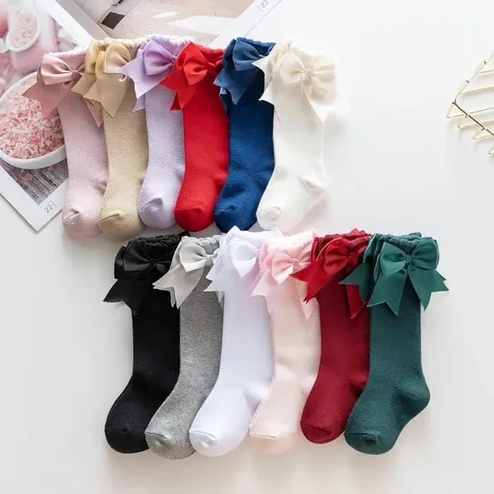 Pudcoco-Chaussettes pour bébé fille