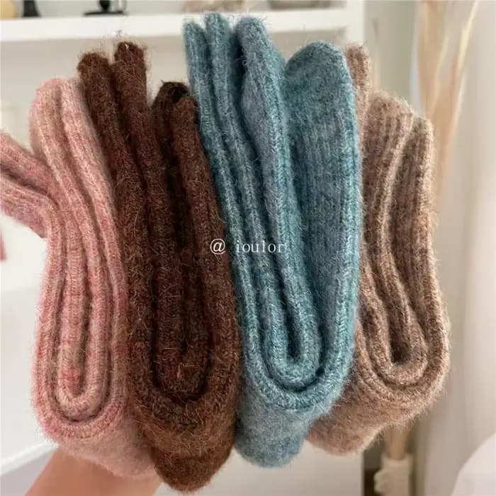 Chaussettes en laine pour femmes