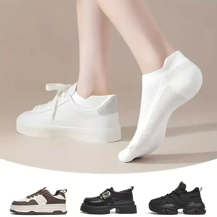 6 paires de chaussettes fines pour le printemps