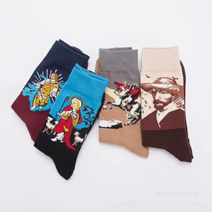 Ensemble de chaussettes Happy Art pour hommes