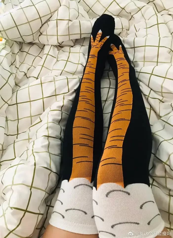 Chaussettes hautes en coton pour hommes