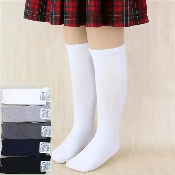 Chaussettes hautes en coton pour enfants