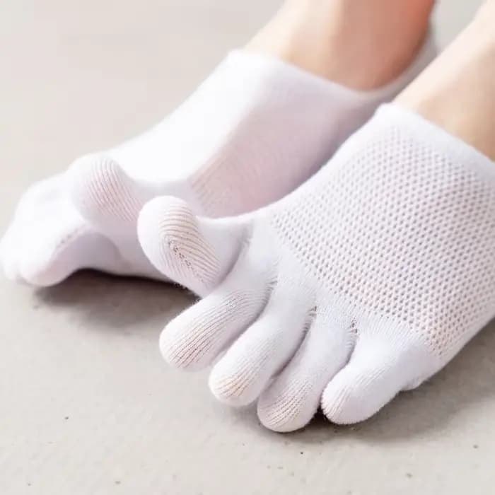 5 paires de chaussettes invisibles à orteils pour hommes
