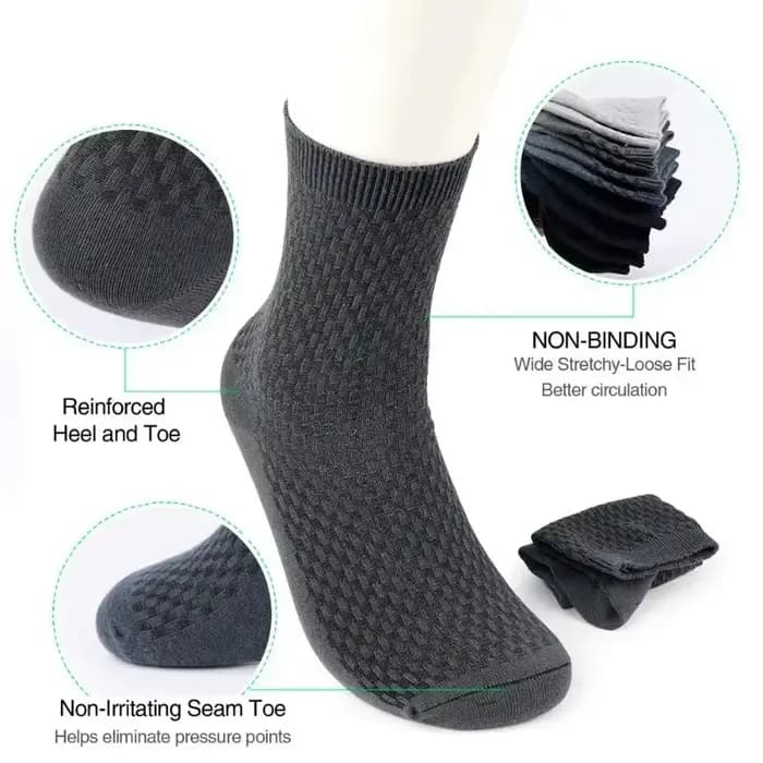 Chaussettes en Fiber de bambou pour hommes et femmes