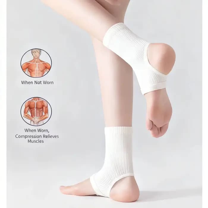 Chaussettes de cheville à Compression respirantes