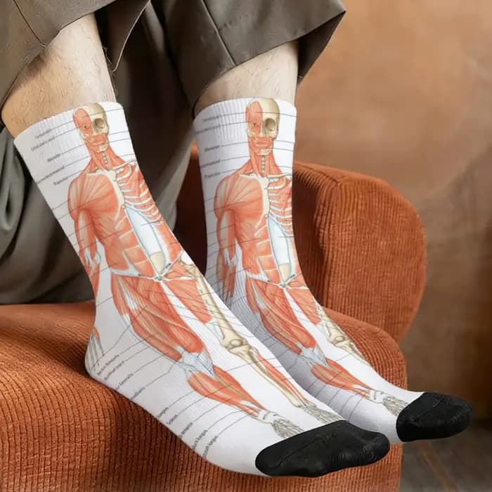 Chaussettes mi-mollet pour hommes