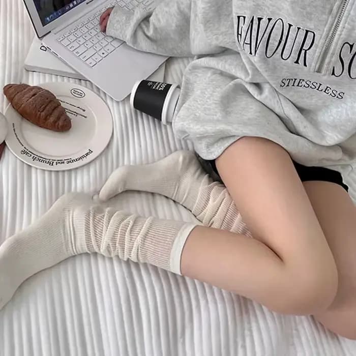 Chaussettes Lolita Y2K pour femmes