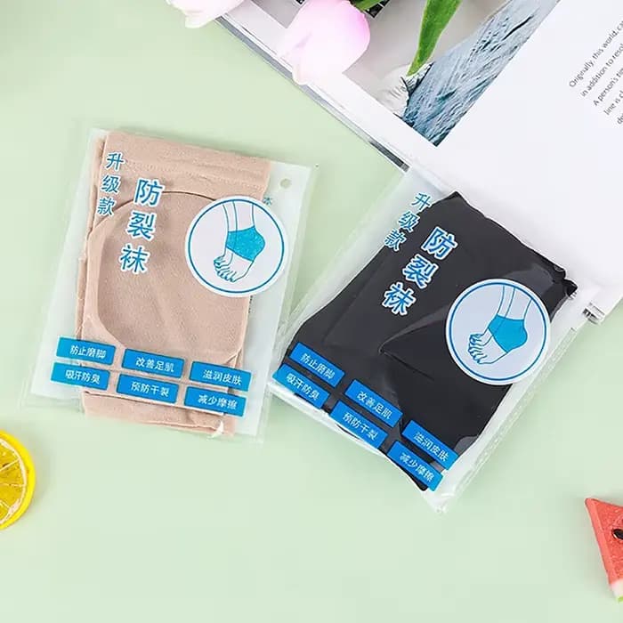 2 pièces Gel hydratant talon chaussettes Spa chaussette pour soin des pieds Gel